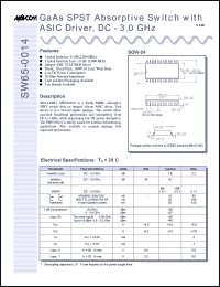Click here to download SW65-0014-TB Datasheet