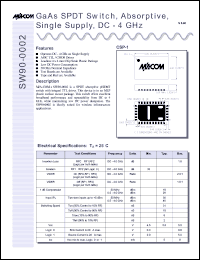 Click here to download SW90-0002TR Datasheet