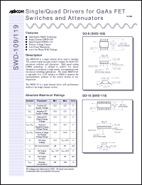 Click here to download SWD-119TR Datasheet