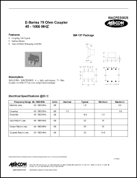 Click here to download MACPES0028 Datasheet