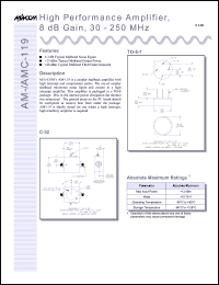 Click here to download AM-AMC-119 Datasheet