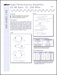 Click here to download AM-AMC-136 Datasheet