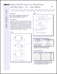 Click here to download AM-AMC-140 Datasheet