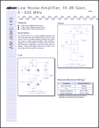 Click here to download AM-AMC-143 Datasheet