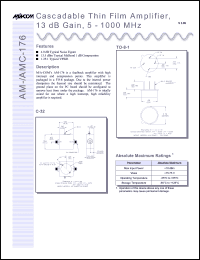 Click here to download AM-AMC-176 Datasheet