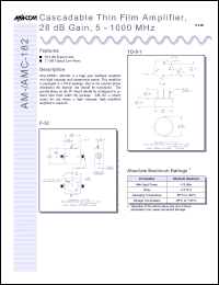 Click here to download AM-AMC-182 Datasheet