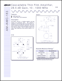 Click here to download AM-AMC-183 Datasheet