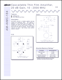 Click here to download AM-AMC-184 Datasheet