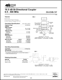 Click here to download CH-CHS-137 Datasheet