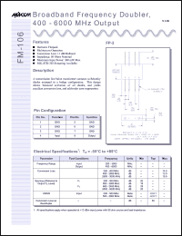 Click here to download FM-106 Datasheet