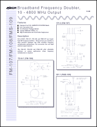 Click here to download FMS-109 Datasheet