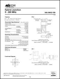 Click here to download HHS-109PIN Datasheet
