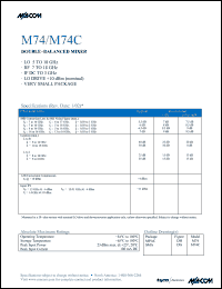 Click here to download M74 Datasheet