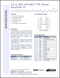 Click here to download MA02203AD Datasheet