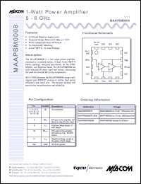Click here to download MAAPSM0008 Datasheet