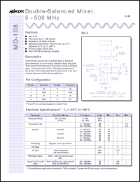 Click here to download MD-108 Datasheet