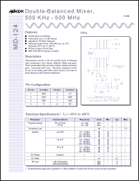 Click here to download MD-124 Datasheet