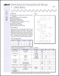 Click here to download MD-161 Datasheet