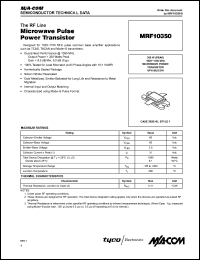 Click here to download MRF1035 Datasheet