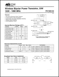 Click here to download PHI920-33 Datasheet