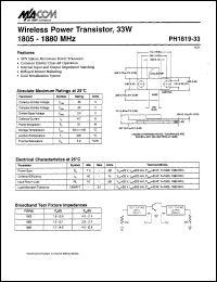 Click here to download PHL819-33 Datasheet