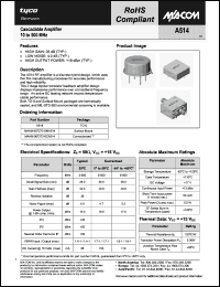 Click here to download MAAM-007272-SMA514 Datasheet