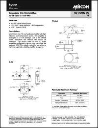 Click here to download AMC-176-SMA Datasheet