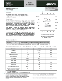 Click here to download MAAP-000072-PKG003 Datasheet