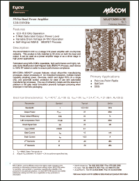 Click here to download MAAPGM0016-DIE Datasheet
