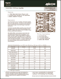 Click here to download MAAPGM0022-DIE Datasheet