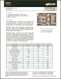 Click here to download MAAPGM0029-DIE Datasheet