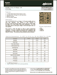 Click here to download MAAPGM0035S-DIE Datasheet