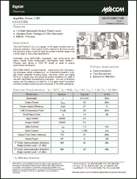 Click here to download MAAPGM0037-DIE Datasheet