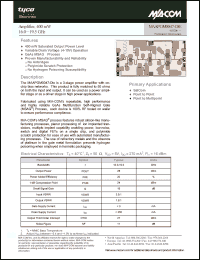 Click here to download MAAPGM0047-DIE Datasheet