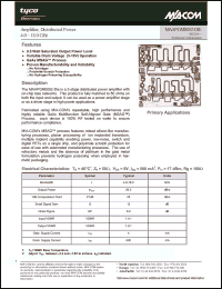 Click here to download MAAPGM0052-DIE Datasheet