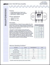 Click here to download MAAPGM0060 Datasheet