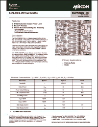Click here to download MAAPGM0062-DIE Datasheet