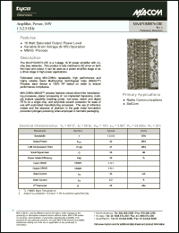 Click here to download MAAPGM0076-DIE Datasheet
