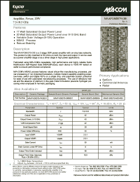 Click here to download MAAPGM0079-DIE Datasheet