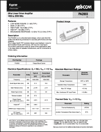 Click here to download PA2003 Datasheet