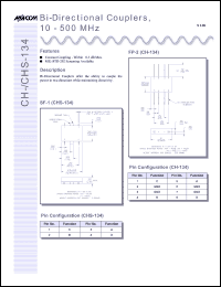 Click here to download CH-134-PIN Datasheet