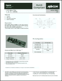 Click here to download MAFLCT0068 Datasheet