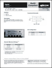 Click here to download MAFLCT0081 Datasheet