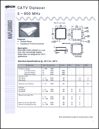 Click here to download MAFLES0083 Datasheet