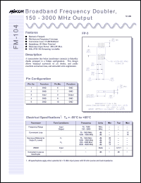 Click here to download FM-104-PIN Datasheet