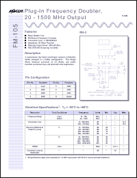 Click here to download FM-105-PIN Datasheet