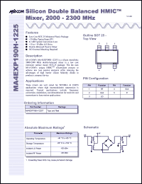 Click here to download MA4EXP190H-1225T Datasheet