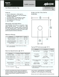 Click here to download MA4E2054L-1261 Datasheet