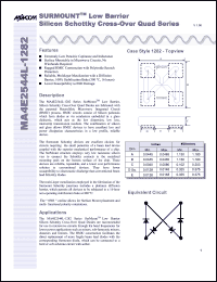 Click here to download MA4E2544L-1282 Datasheet