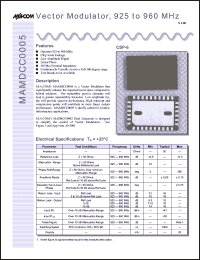 Click here to download MAMDCC0005 Datasheet